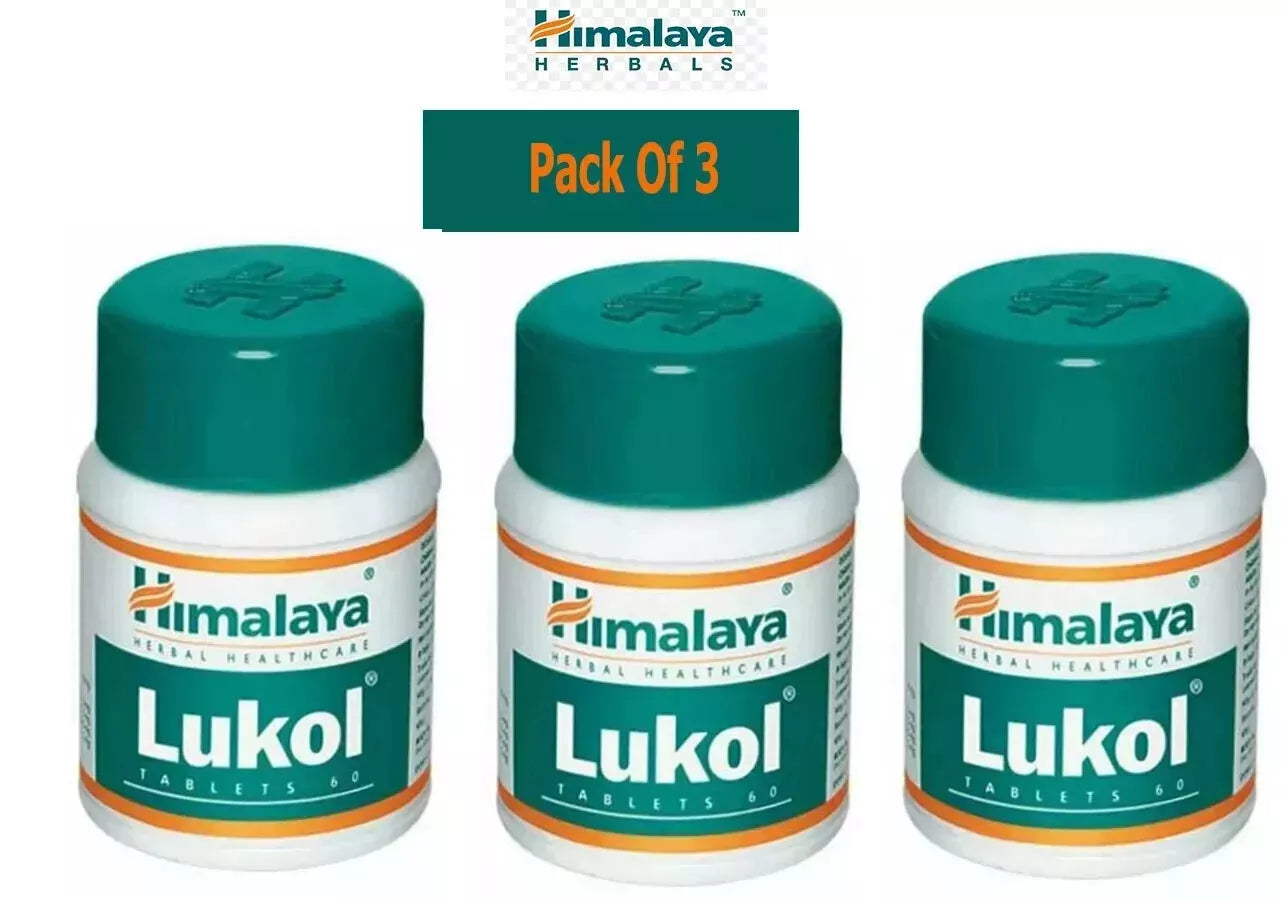 Himalaya Lukol 3 Pack (180 Tabs) – Women’s Health & Wellness – Organic Herbal