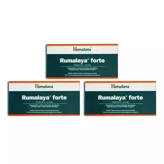 Himalaya Rumalaya Forte 3 Pack (180 Tabs) – Herbal Joint & Back Pain Relief
