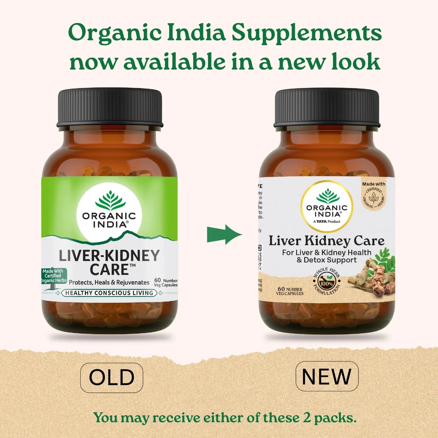 Organic India Liver & Kidney 180 Caps – Detox & Health Support Herbal Supplement