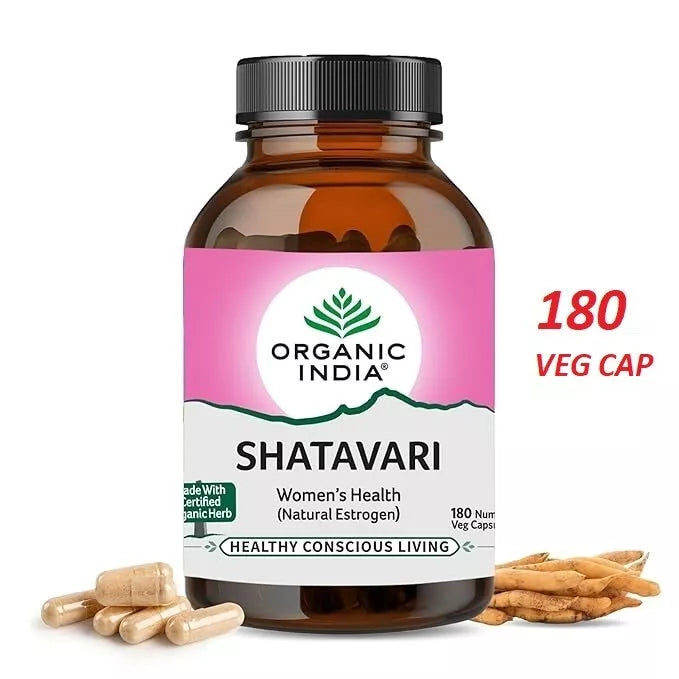 Organic India Shatavari 180 Capsules Women Hormone Balance Immune Support