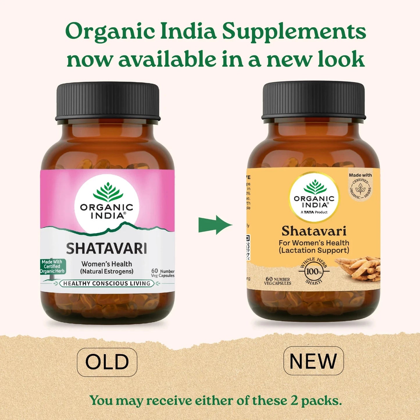 Organic India Shatavari 180 Capsules Women Hormone Balance Immune Support