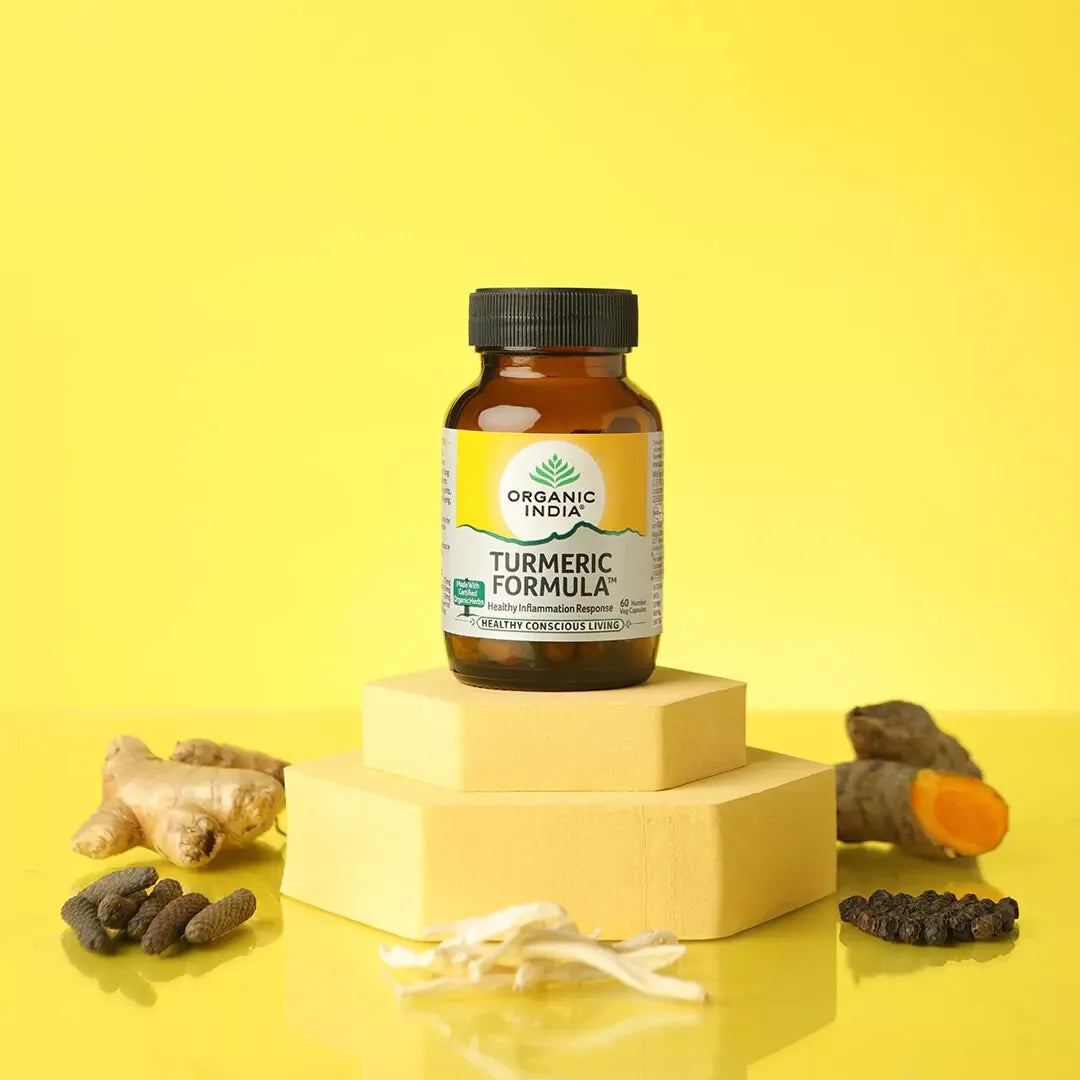 Turmeric Formula Organic India | 180 Caps | Immunity & Wellness
