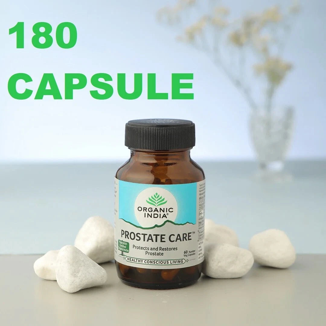 Organic India Prostate Care 180 Capsules Supports Prostate Health & Urinary Flow