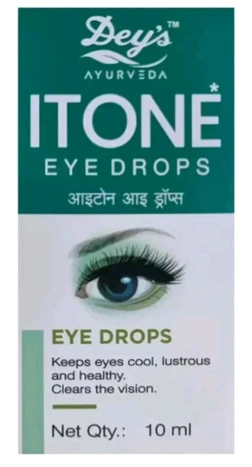 10X ITONE Eye Drops 10ml | Herbal Ayurvedic Relief for Dry, Itchy, Red Eyes