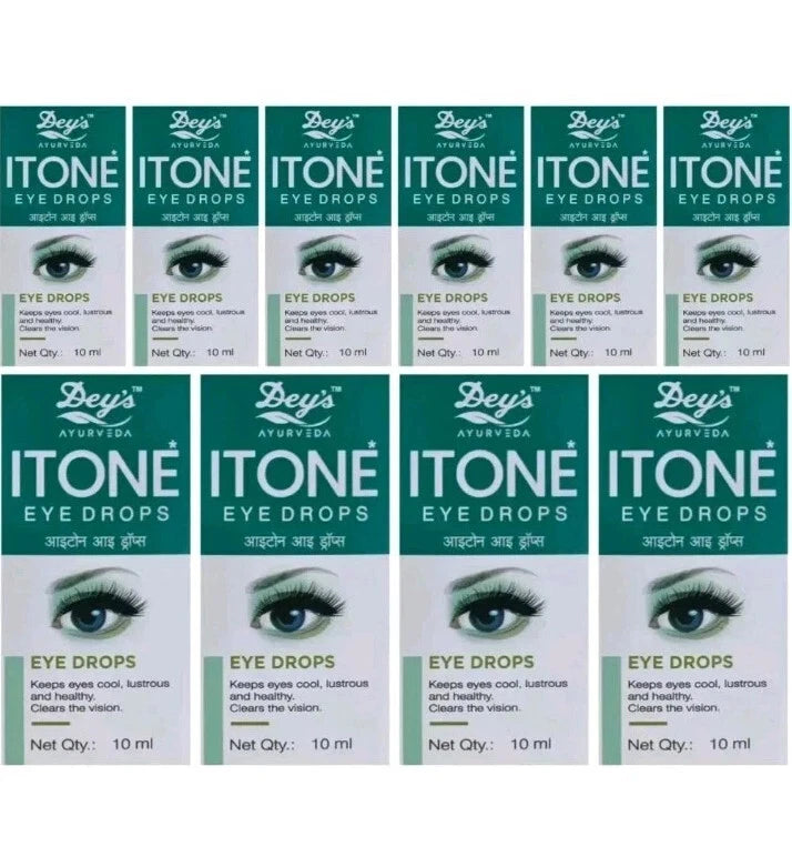 10X ITONE Eye Drops 10ml | Herbal Ayurvedic Relief for Dry, Itchy, Red Eyes