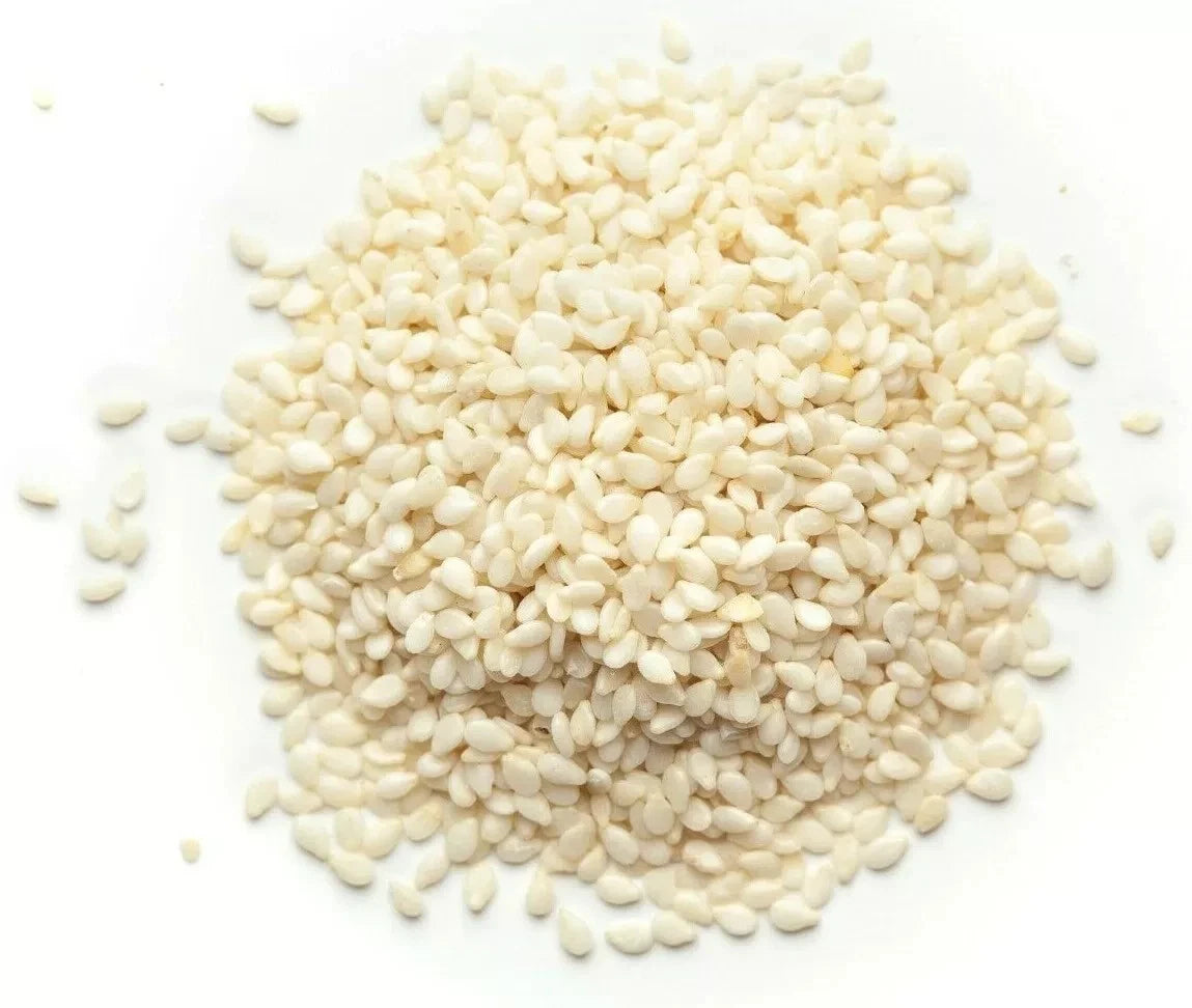 Graines de sésame blanc 100 % pures – Huile naturelle pour la cuisine, la pâtisserie et le tahini