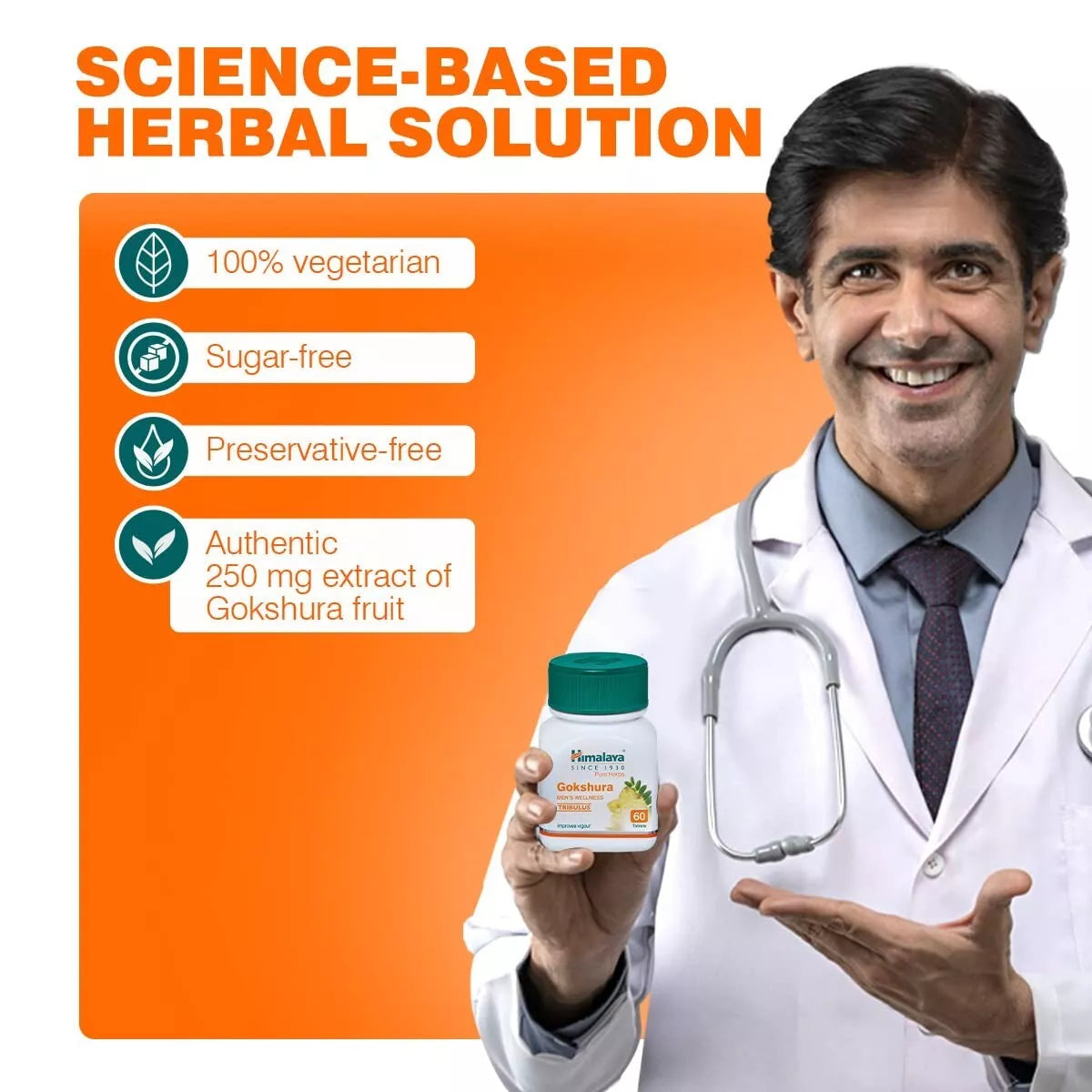 Himalaya Gokshura 3 Pack (180 Tabs) – Men’s Health & Muscle Support Herbal