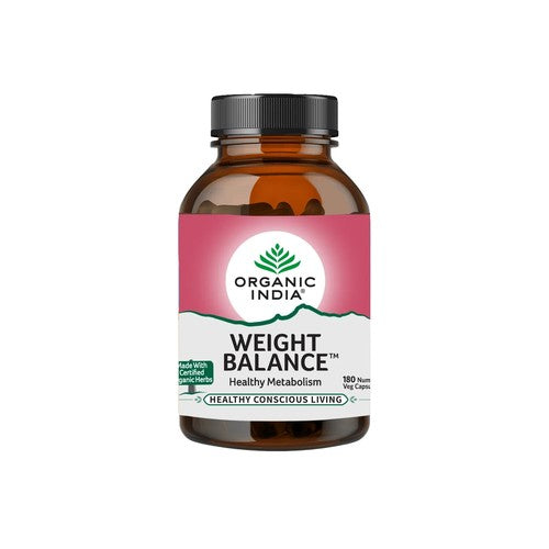 Organic India Weight Balance - 180 Capsules for Metabolism & Immunity Support