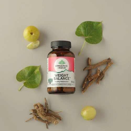Organic India Weight Balance - 180 Capsules for Metabolism & Immunity Support