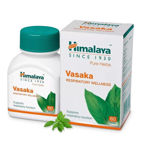 5 Pack Himalaya Vasaka 300 Tabs - Natural Lung Support & Respiratory Health Aid