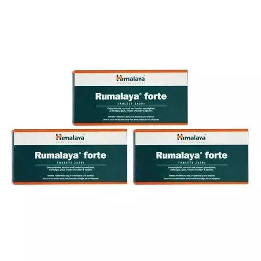 Himalaya Rumalaya Forte 3 Pack (180 Tabs) – Herbal Joint & Back Pain Relief