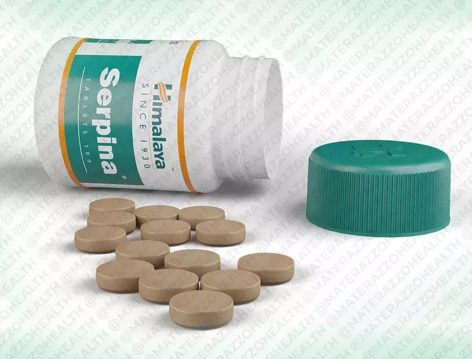 Himalaya Serpina 5 Pack (500 Tabs) – Blood Pressure, Anxiety & Stress Relief