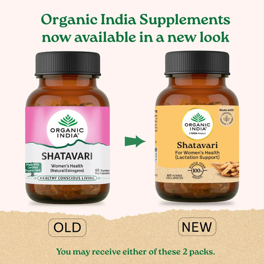 Organic India Shatavari 180 Capsules Women Hormone Balance Immune Support