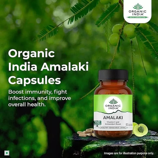 Organic India Amla Amalaki 300 Capsules (5 Pack) – Immunity & Detox Support