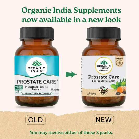 Organic India Prostate Care 180 Capsules Supports Prostate Health & Urinary Flow