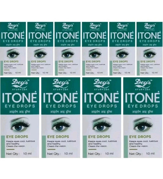 10X ITONE Eye Drops 10ml | Herbal Ayurvedic Relief for Dry, Itchy, Red Eyes