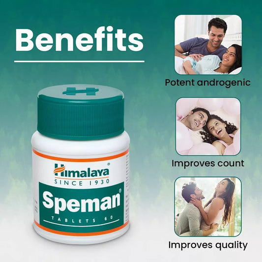 Speman Himalaya 3 boîtes (180 comprimés) | Soutien à la santé et au bien-être des hommes
