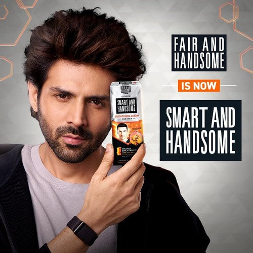 Fair & Handsome Men's Brightening & Whitening Face Cream - 3 x 60g Packs for All Skin Types, SPF 5