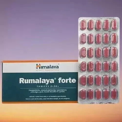 Himalaya Rumalaya Forte 3 Pack (180 Tabs) – Herbal Joint & Back Pain Relief
